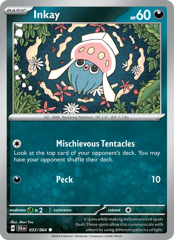 Inkay, Pokémon card