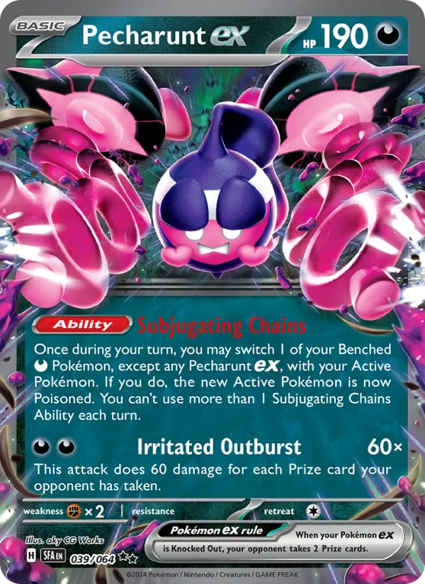 Pecharunt ex, Pokémon card