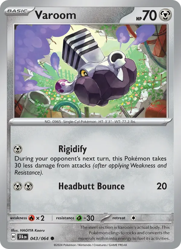 Varoom, Pokémon card
