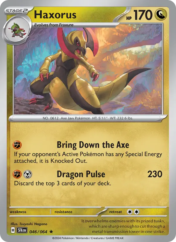 Haxorus, Pokémon card