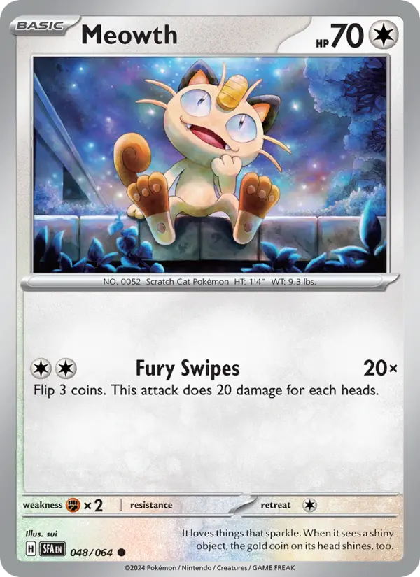 Meowth, Pokémon card