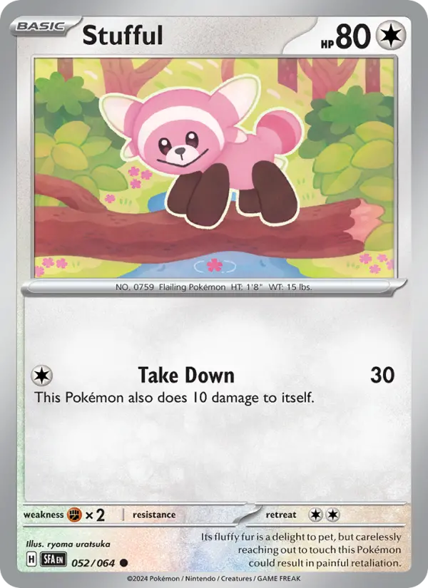 Stufful, Pokémon card