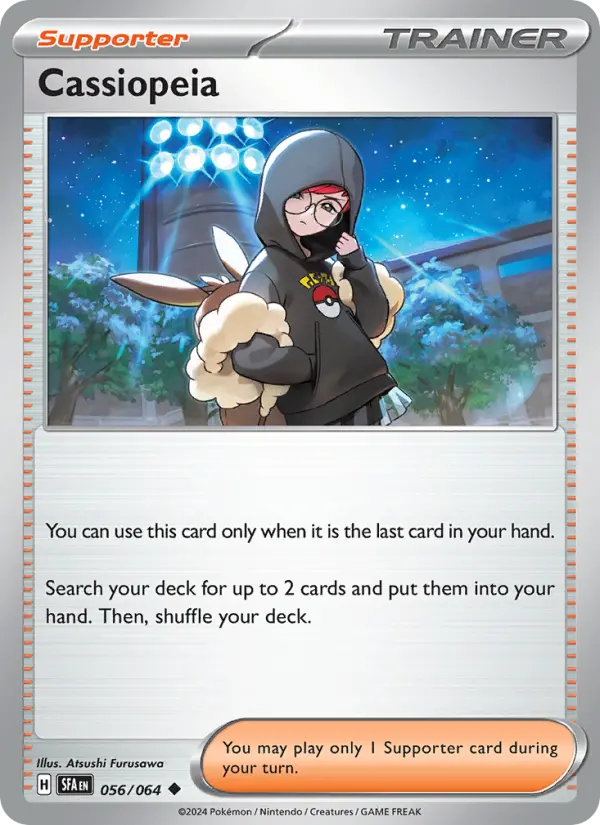 Cassiopeia, Pokémon card