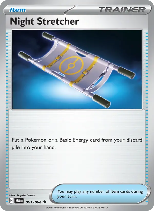 Night Stretcher, Pokémon card
