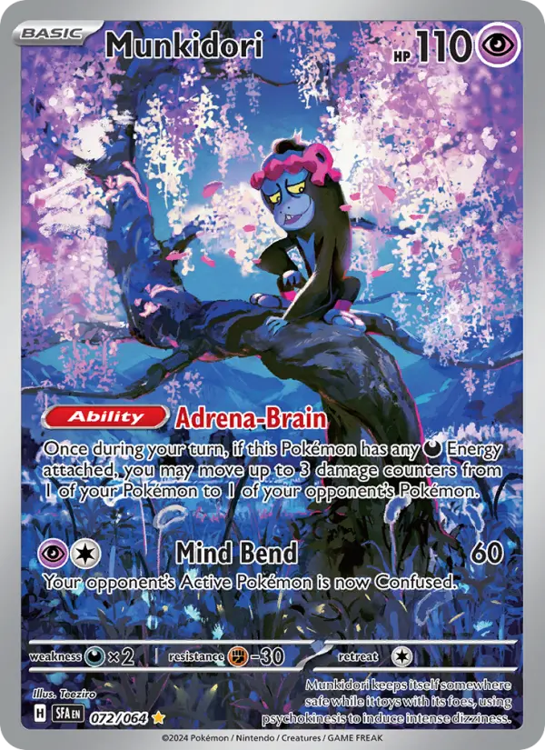 Munkidori, Pokémon card