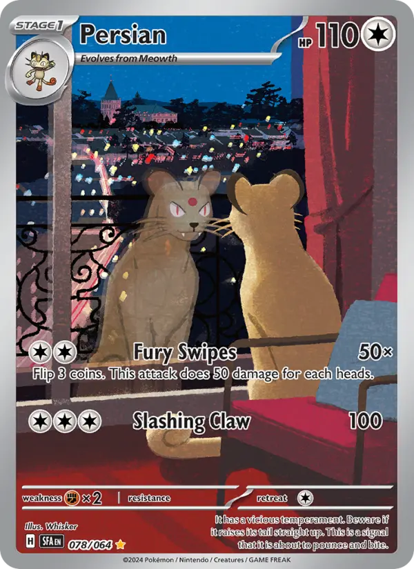 Persian, Pokémon card