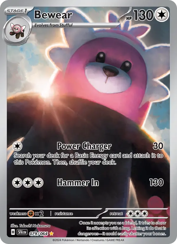 Bewear, Pokémon card