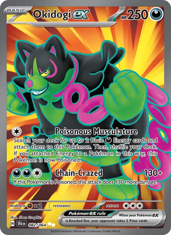Okidogi ex, Pokémon card