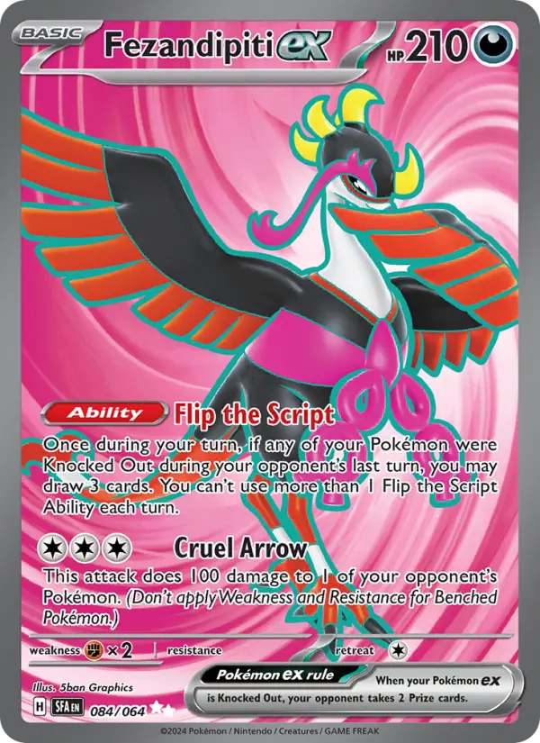 Fezandipiti ex, Pokémon card