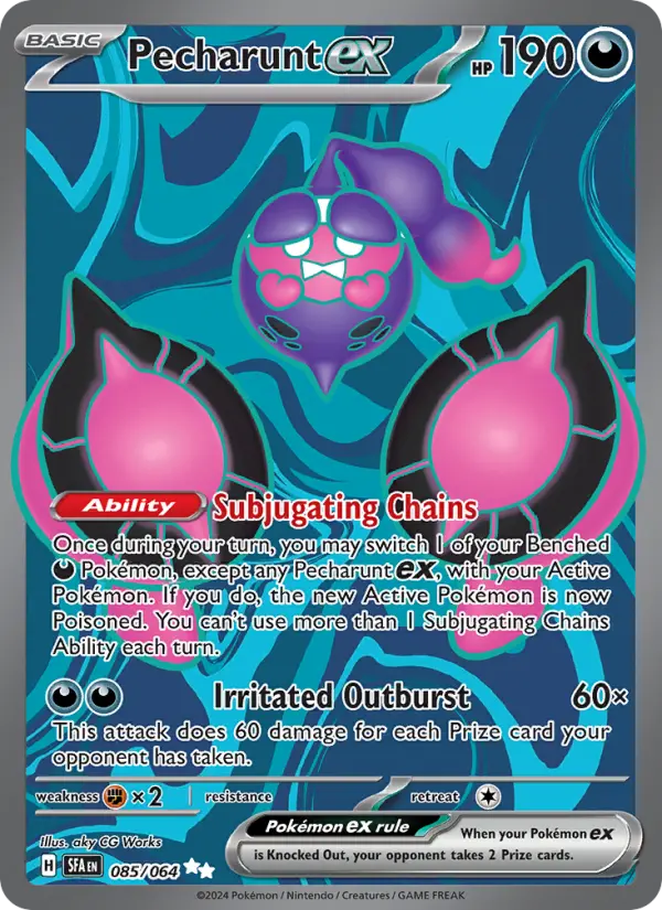 Pecharunt ex, Pokémon card