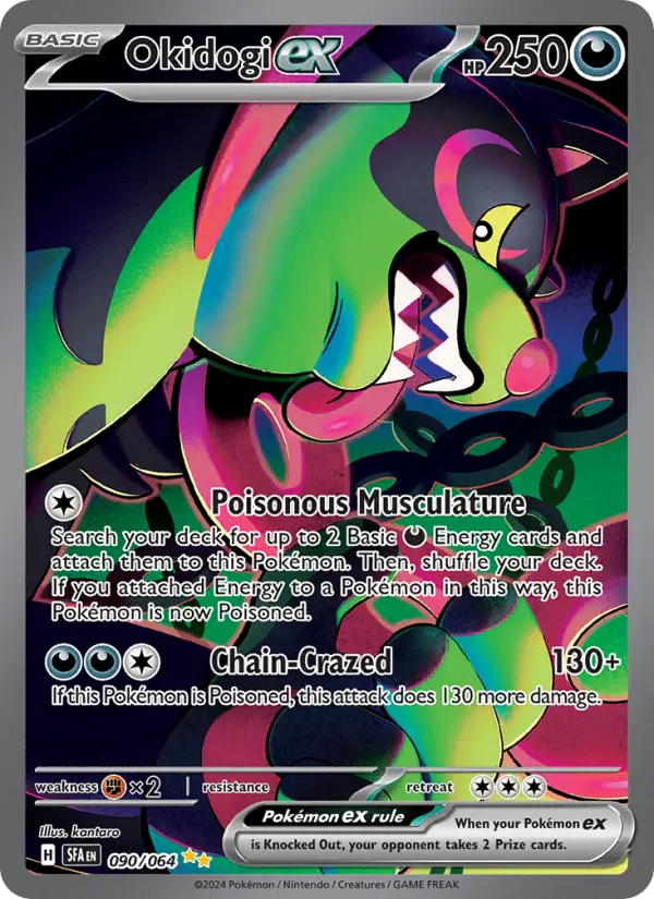 Okidogi ex, Pokémon card