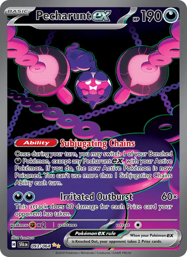 Pecharunt ex, Pokémon card