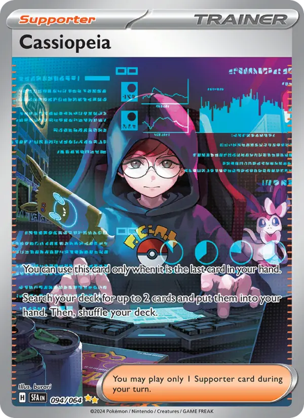 Cassiopeia, Pokémon card