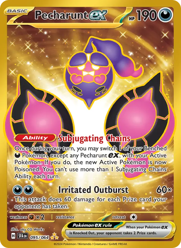 Pecharunt ex, Pokémon card