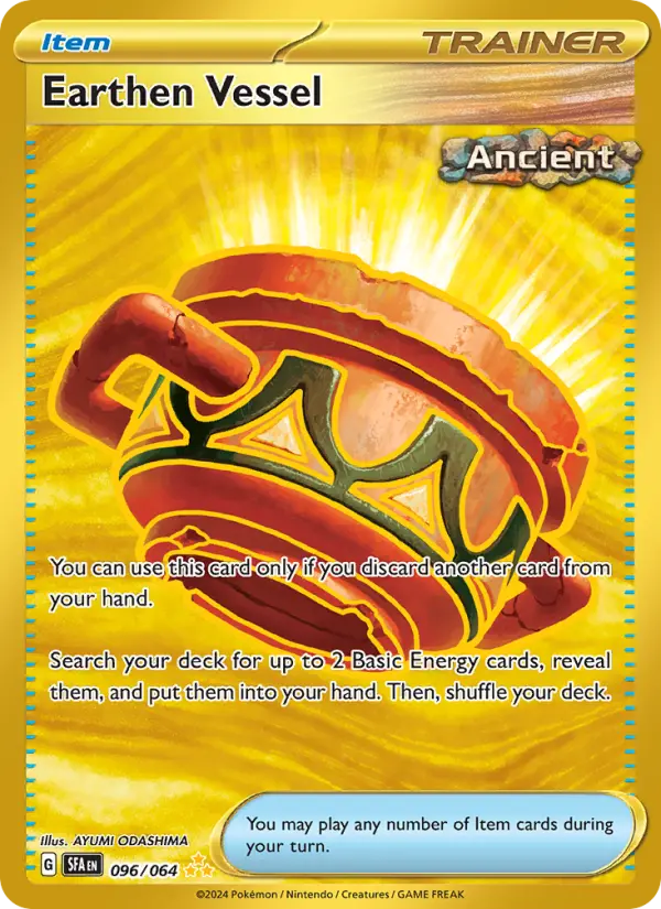 Earthen Vessel, Pokémon card