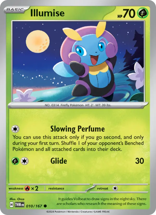 Illumise, Pokémon card