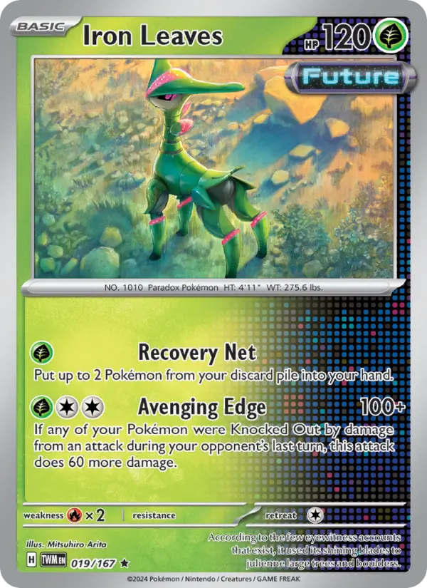 Iron Leaves, Pokémon card