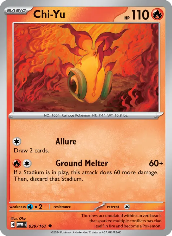 Chi-Yu, Pokémon card