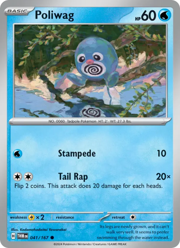 Poliwag, Pokémon card