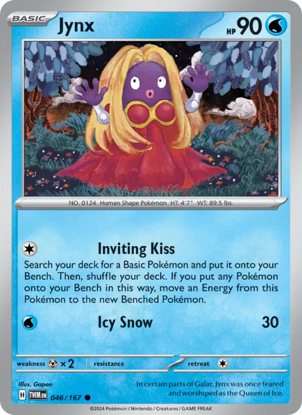Jynx, Pokémon card