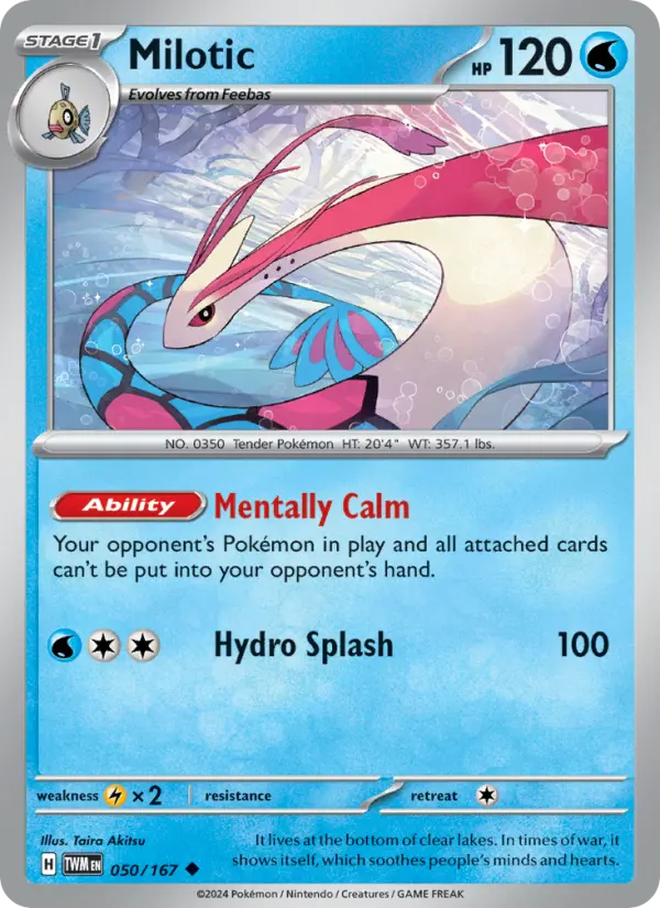 Milotic, Pokémon card