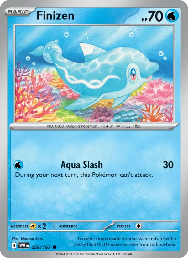 Finizen, Pokémon card