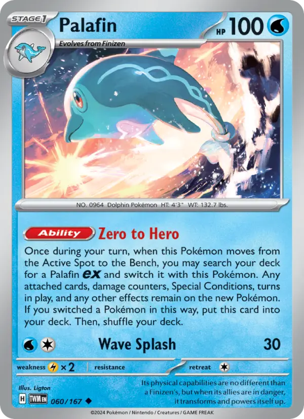 Palafin, Pokémon card