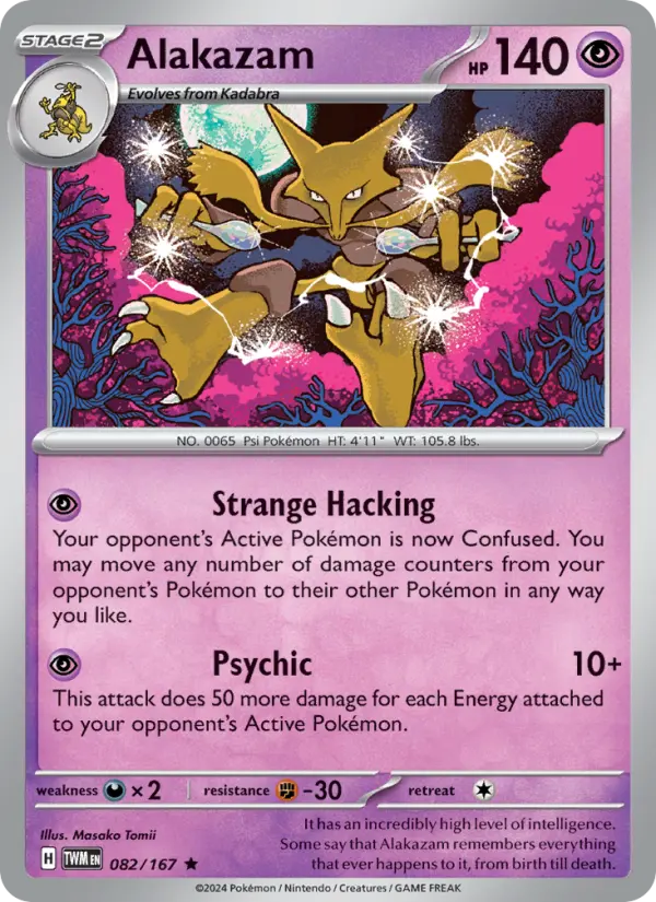 Alakazam, Pokémon card