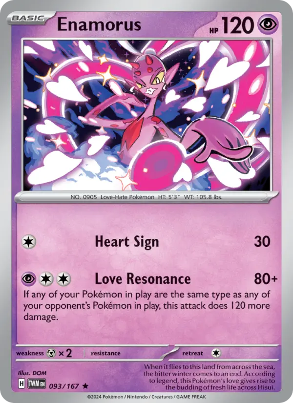 Enamorus, Pokémon card