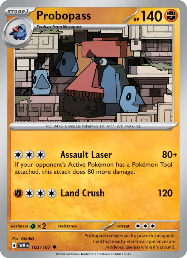 Probopass, Pokémon card