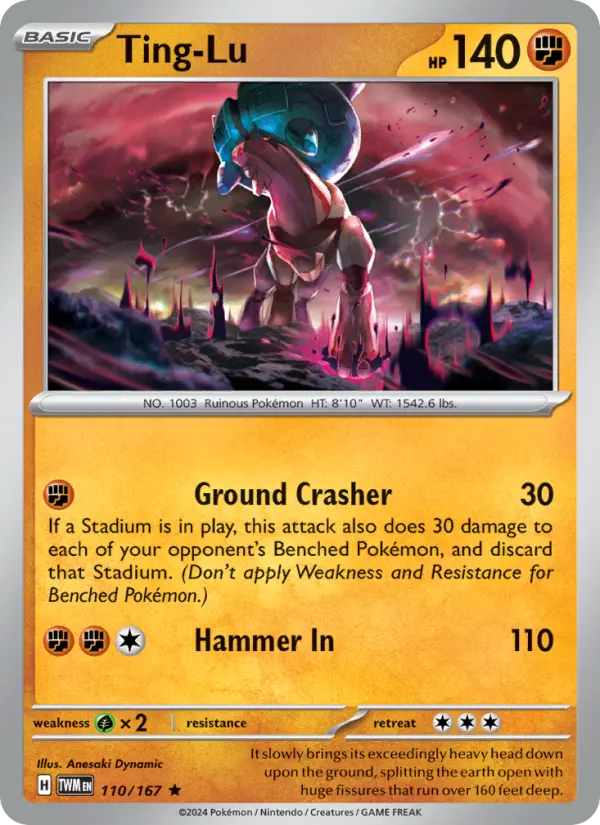 Ting-Lu, Pokémon card