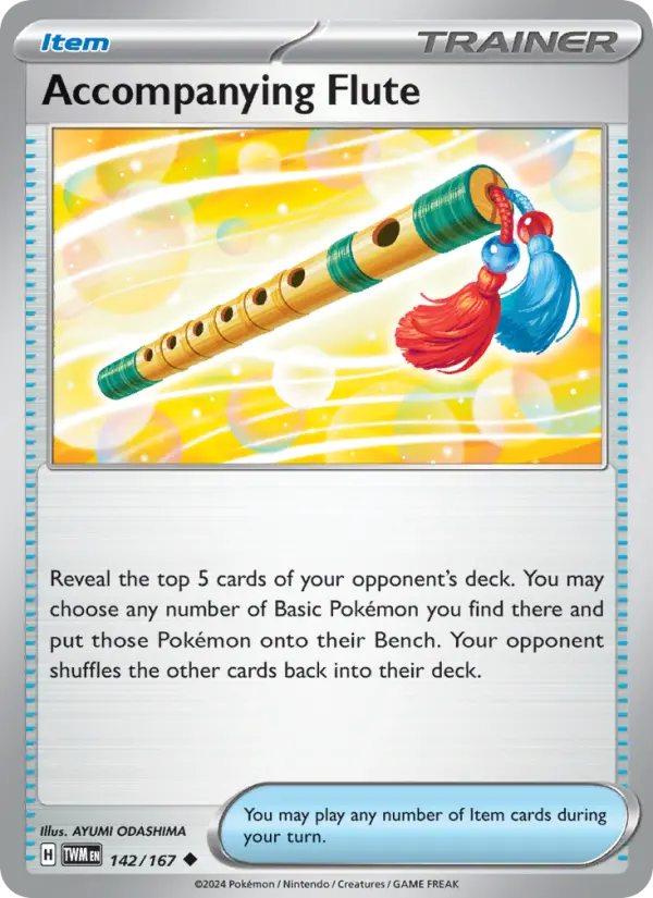 Accompanying Flute, Pokémon card