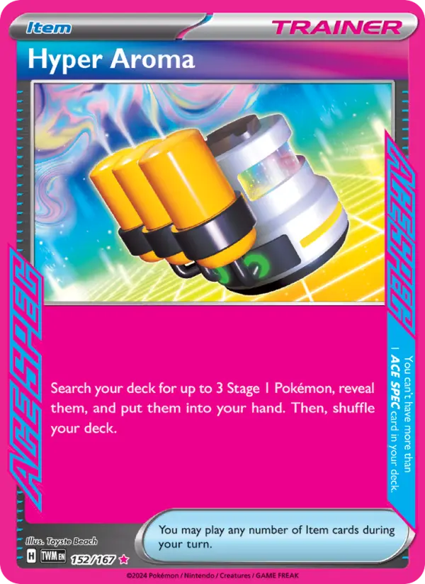 Hyper Aroma, Pokémon card