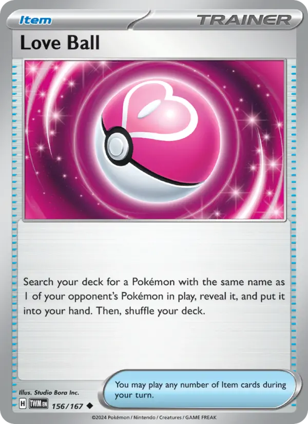 Love Ball, Pokémon card
