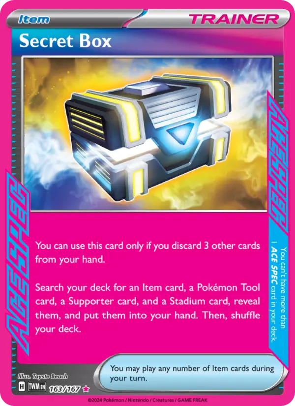 Secret Box, Pokémon card
