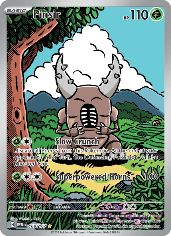 Pinsir, Pokémon card