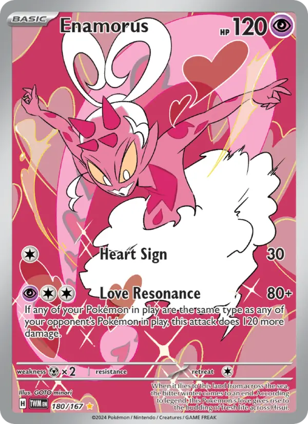 Enamorus, Pokémon card