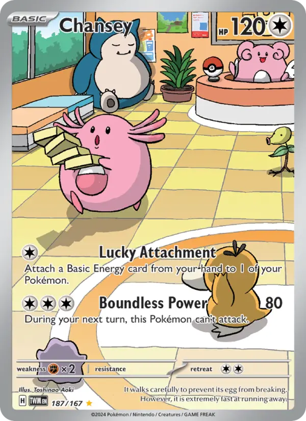 Chansey, Pokémon card