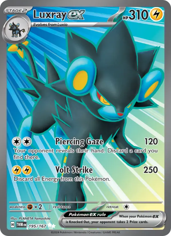 Luxray ex, Pokémon card