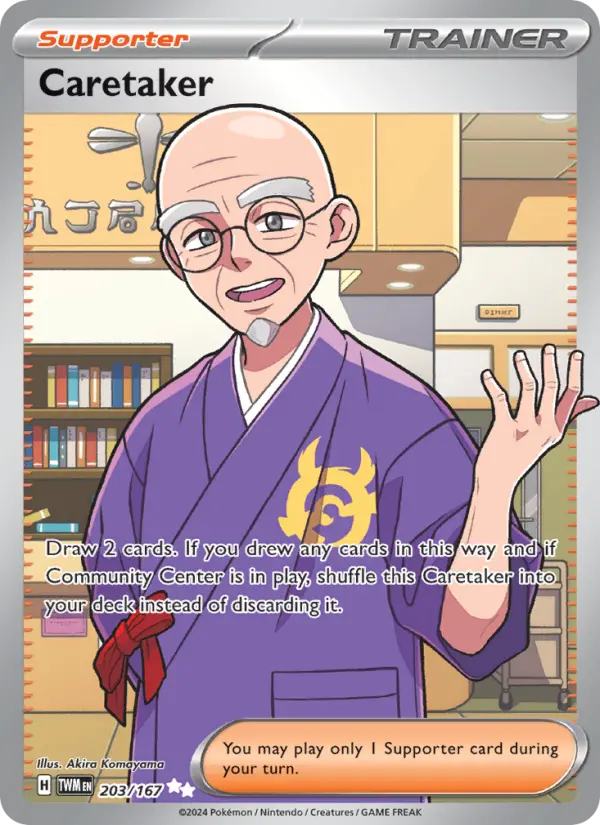 Caretaker, Pokémon card