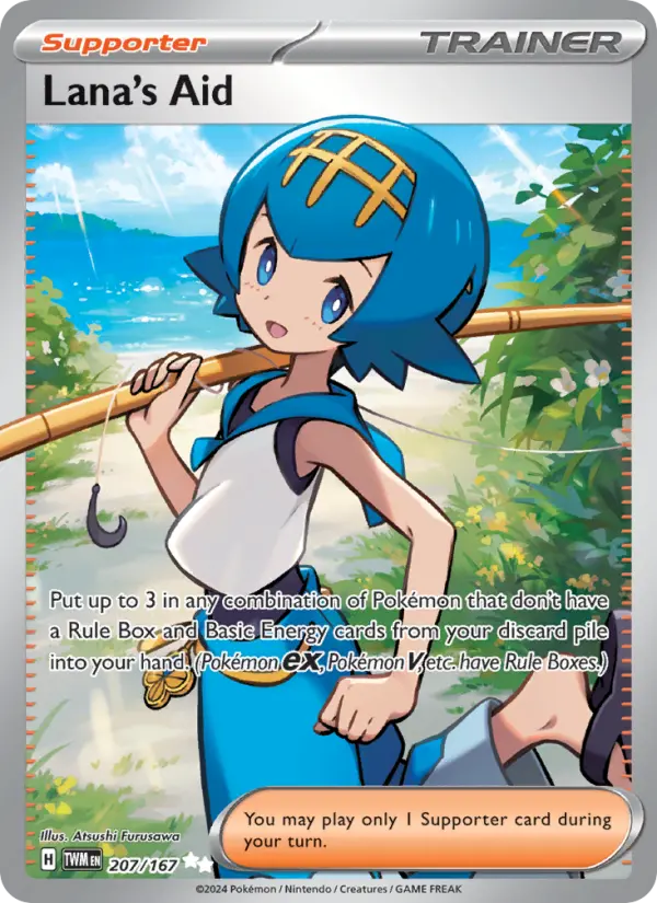 Lana's Aid, Pokémon card