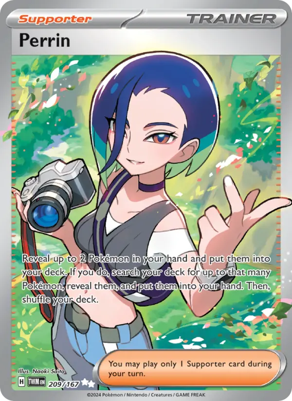 Perrin, Pokémon card