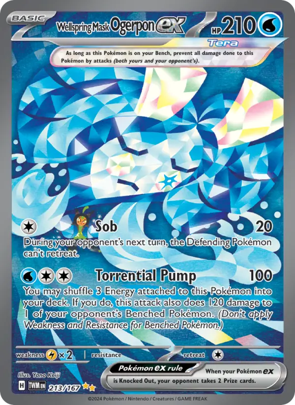Wellspring Mask Ogerpon ex, Pokémon card