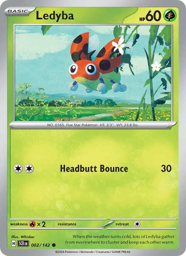 Ledyba, Pokémon card