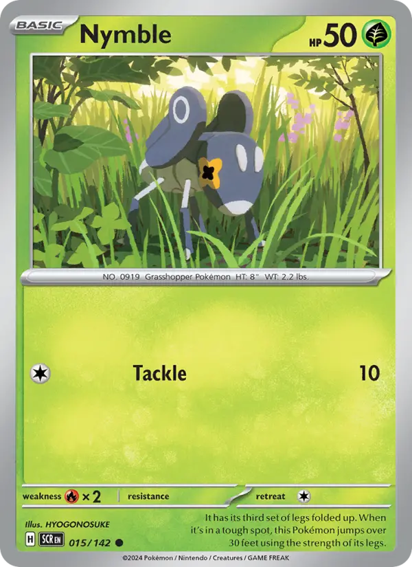Nymble, Pokémon card