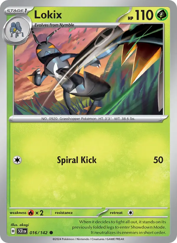 Lokix, Pokémon card