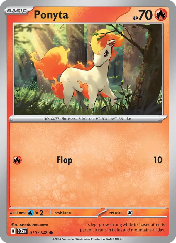 Ponyta, Pokémon card