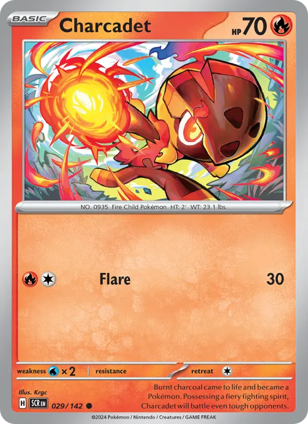 Charcadet, Pokémon card