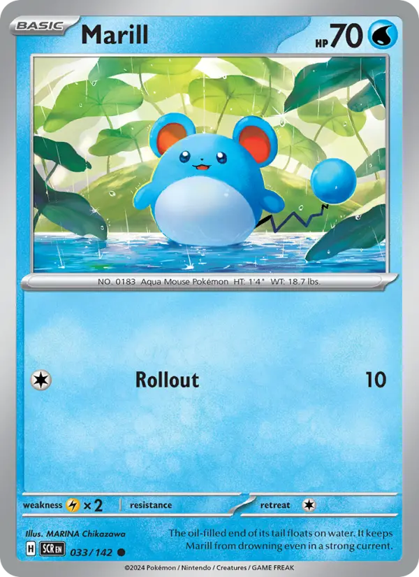 Marill, Pokémon card