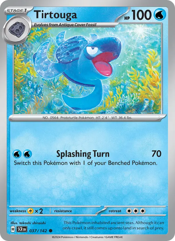 Tirtouga, Pokémon card